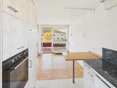 Küche; küchengeräte, blick, tageslicht