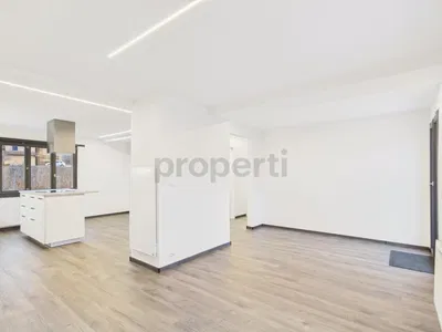 Küche; tageslicht, renoviert, holzboden