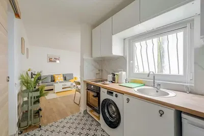 Keuken; uitzicht, natuurlijk licht