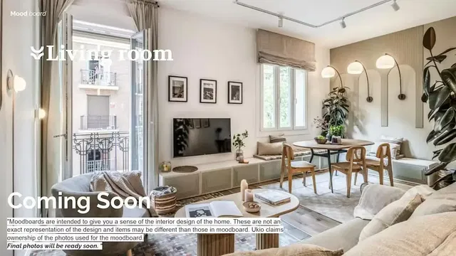 Woonkamer; uitzicht, natuurlijk licht, moderne stijl