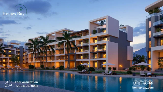 Casa y alrededores; vista