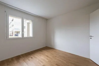 Chambre; lumière naturelle, parquet, vue