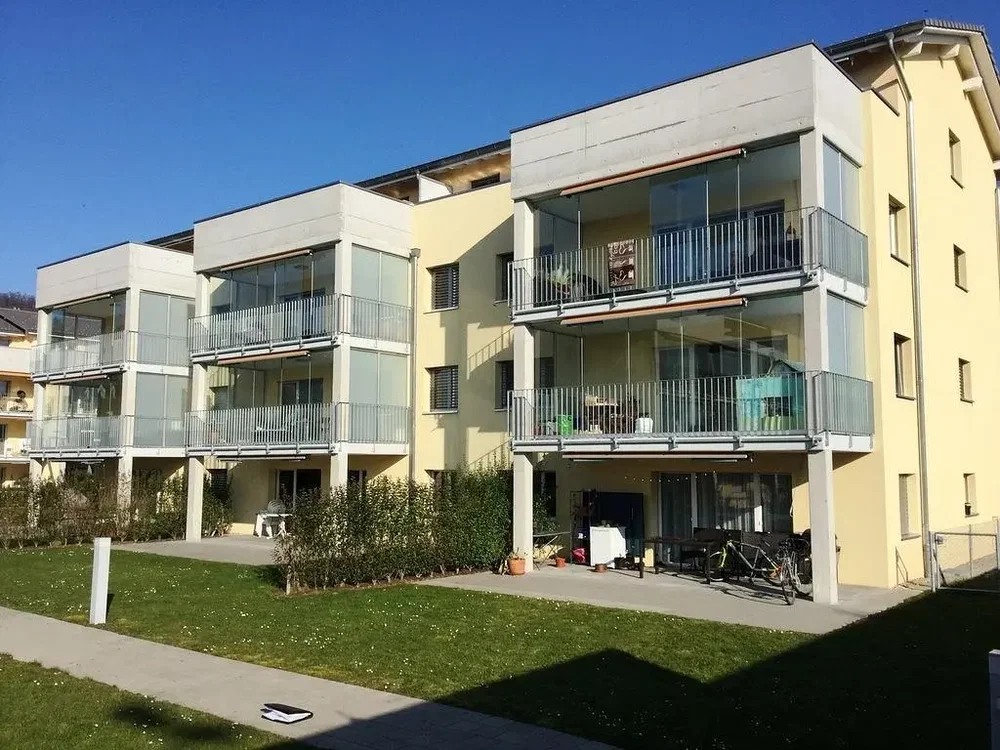 Maison et environs; vue