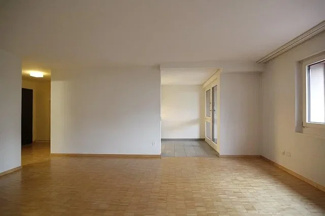 Living room; wood floor, natural light