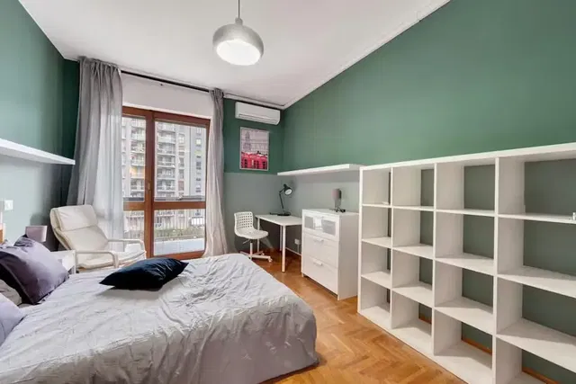 Bedroom; natural light, wood floor