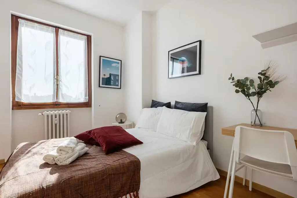 Schlafzimmer; tageslicht, moderner stil