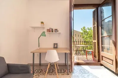 Oturma odası; manzara, doğal ışık