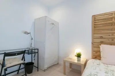 Chambre; lumière naturelle, style moderne