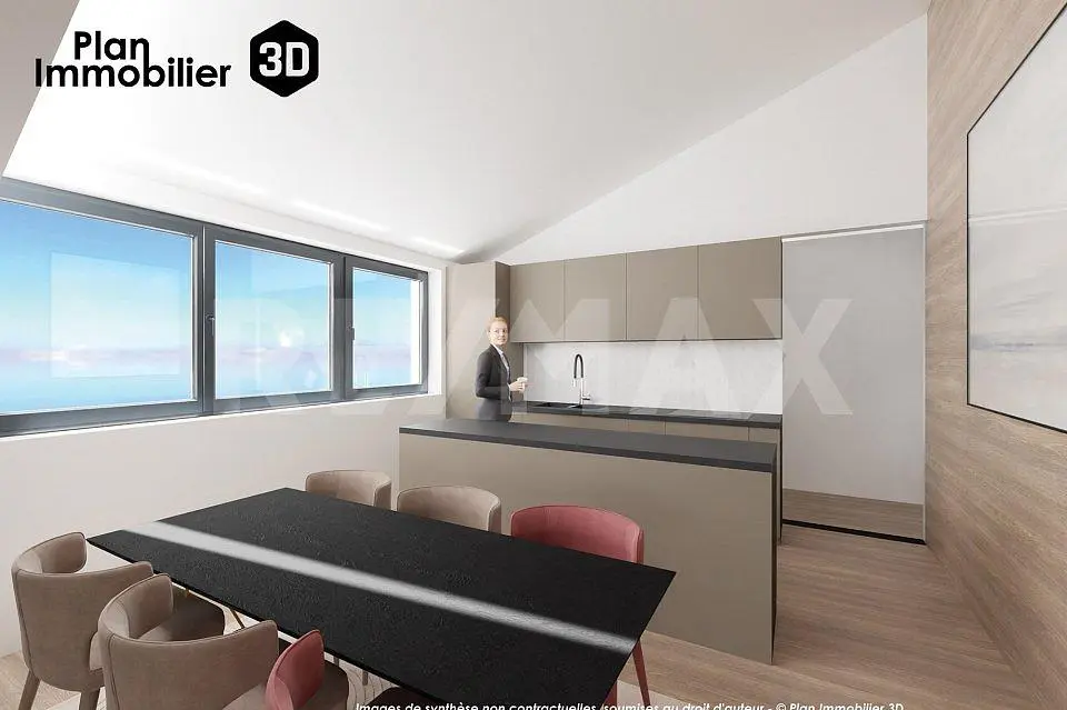 Cucina; vista, stile moderno