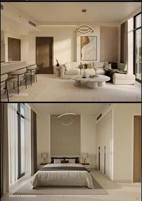 Obývací pokoj; přirozené světlo, moderní styl