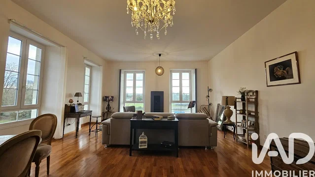 Wohnzimmer; blick, holzboden, tageslicht, moderner stil