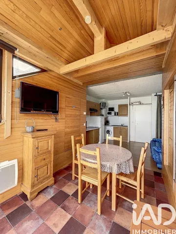 Dining room; tile floor, kitchen appliances, view