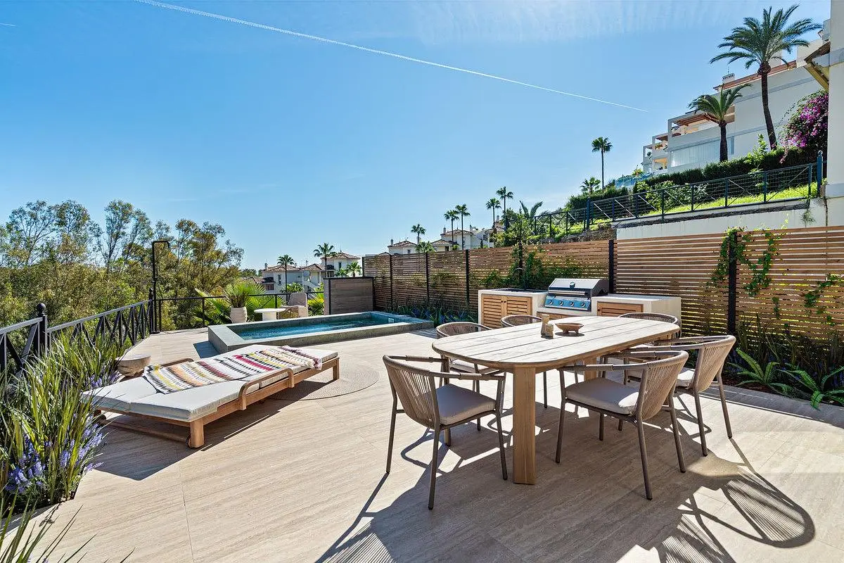 Terraza; vista, luz natural