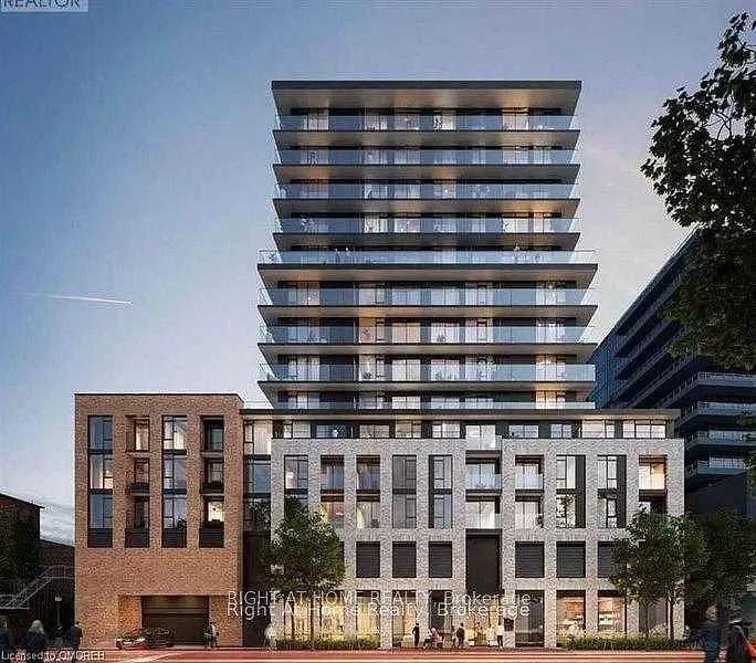 House and surroundings; view