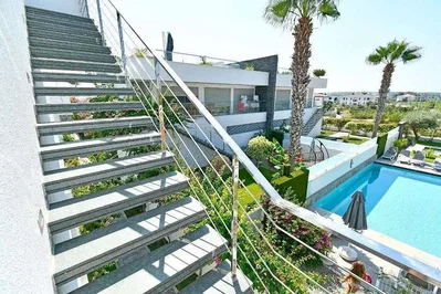 House and surroundings; view, natural light