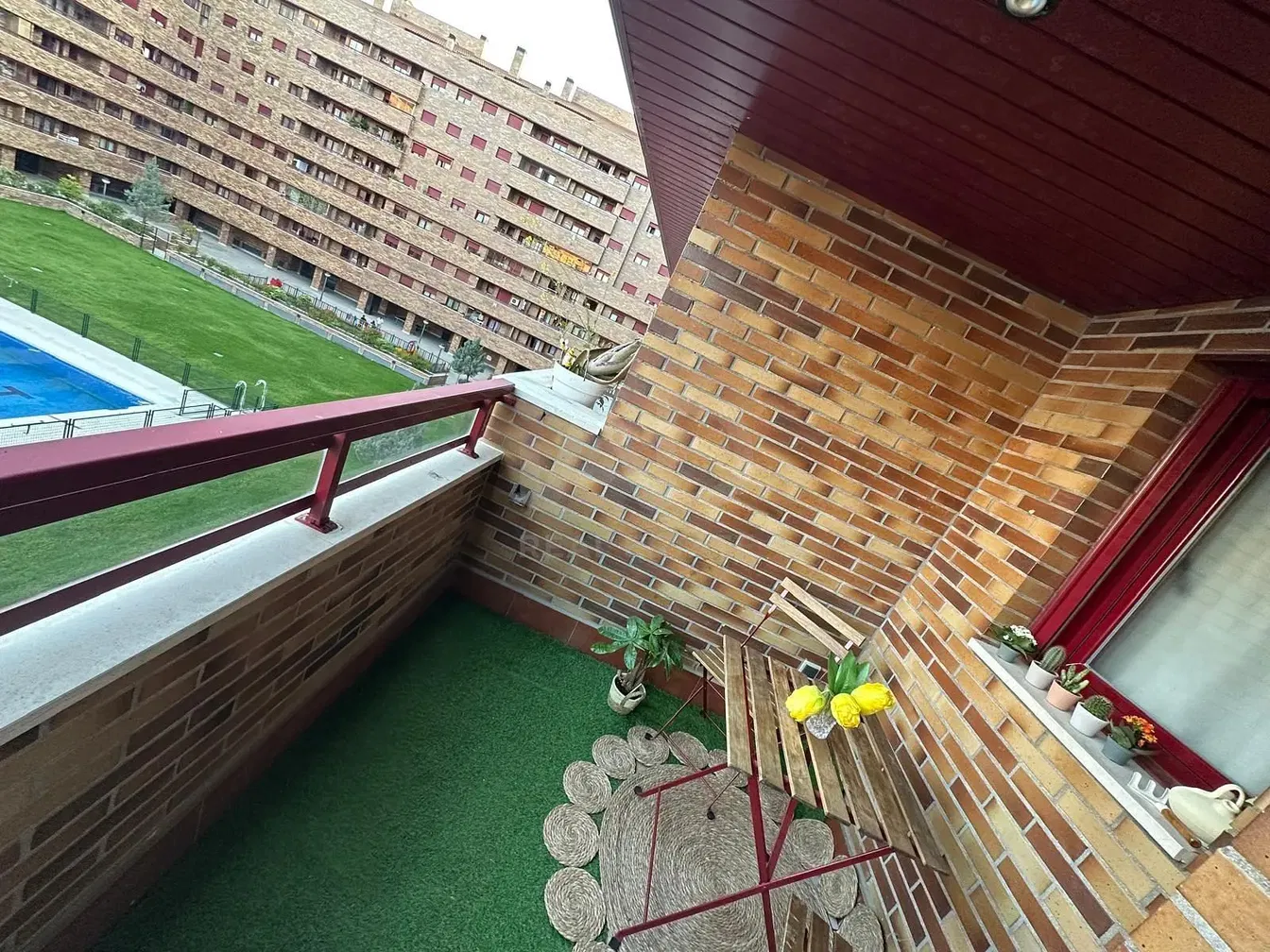 Balkon; blick, tageslicht