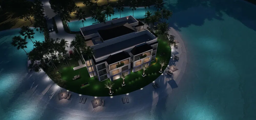 Casa e arredores; vista, luz natural