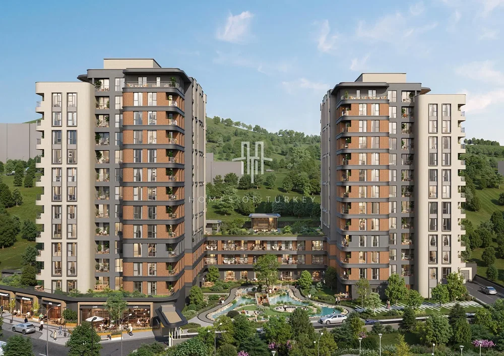 Maison et environs; vue