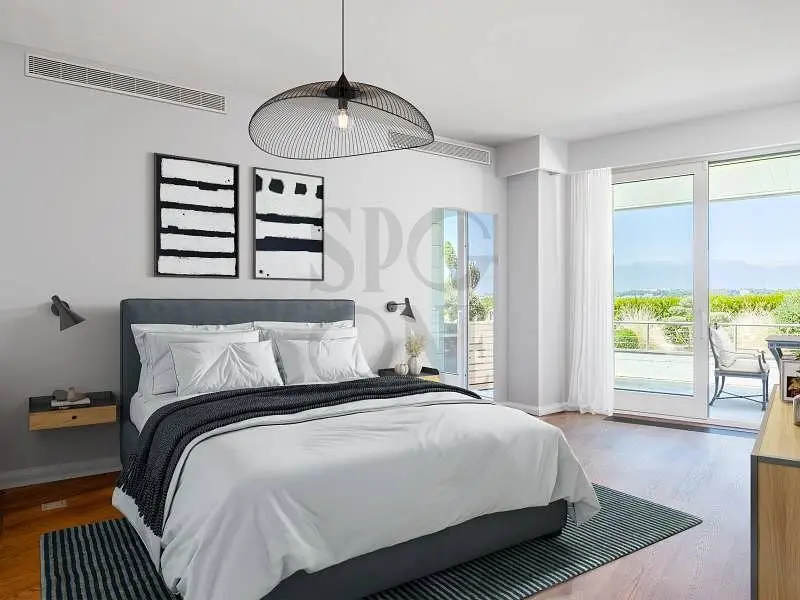 Schlafzimmer; tageslicht, moderner stil, holzboden