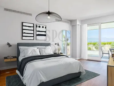 Schlafzimmer; tageslicht, moderner stil, holzboden