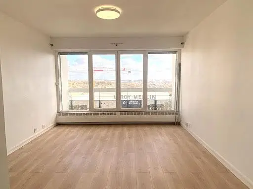 Living room; view, wood floor, natural light
