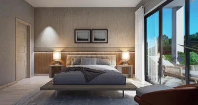 Quarto; luz natural, estilo moderno