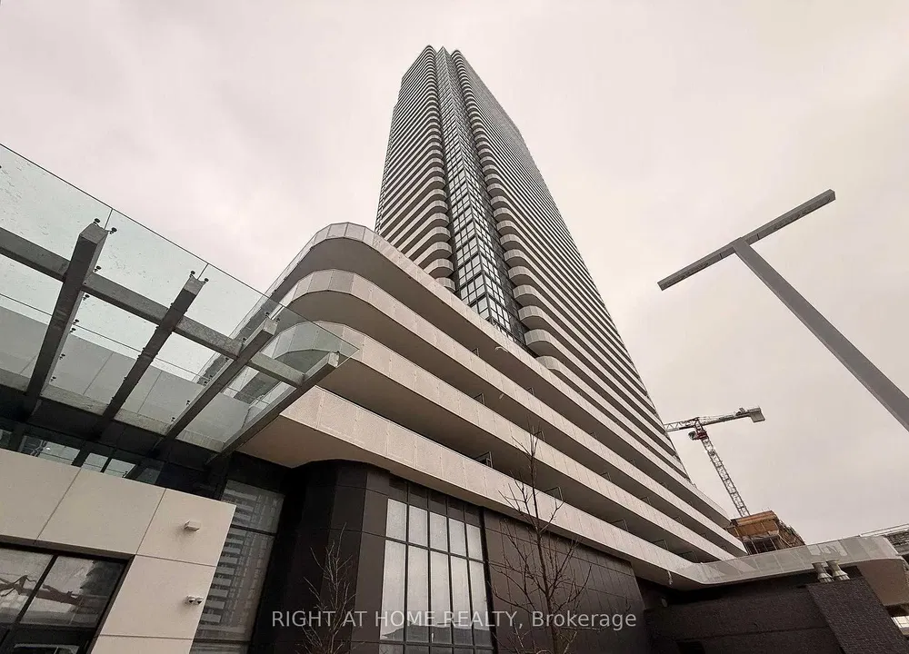 House and surroundings; view