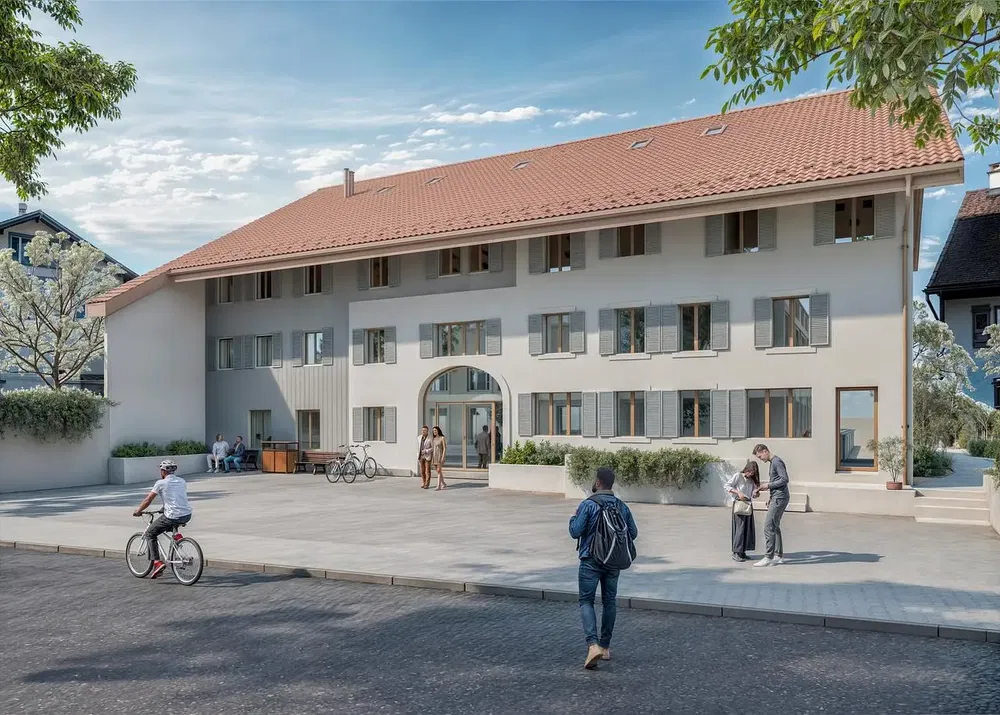 Haus und umgebung; blick