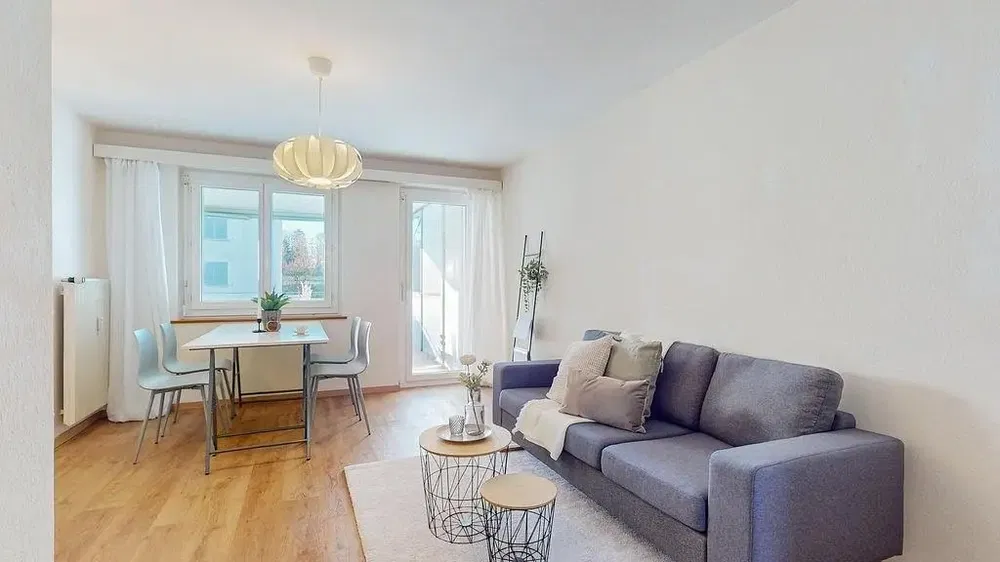 Living room; natural light, modern style