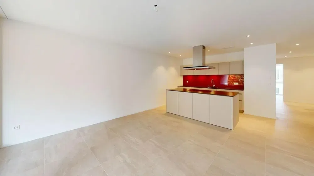 Küche; fliesenboden, küchengeräte, tageslicht, renoviert, moderner stil