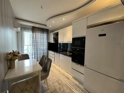 Кухиња; кухињски апарати, природно светло, модерни стил