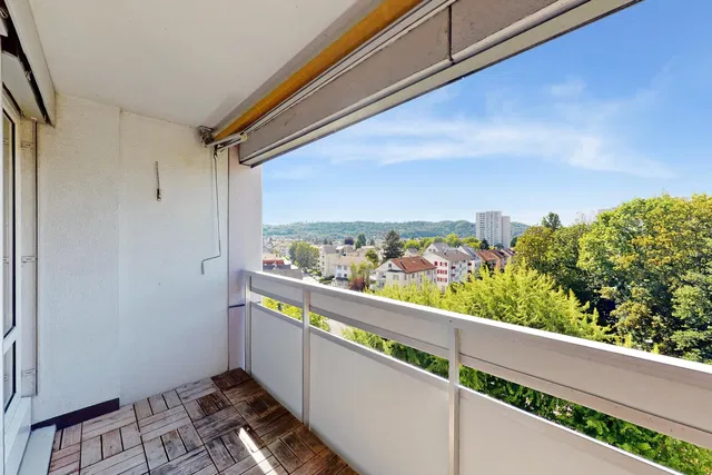 Балкон; поглед, дрвени под