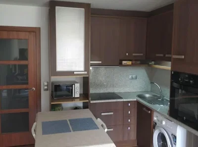Kitchen; kitchen appliances, tile floor