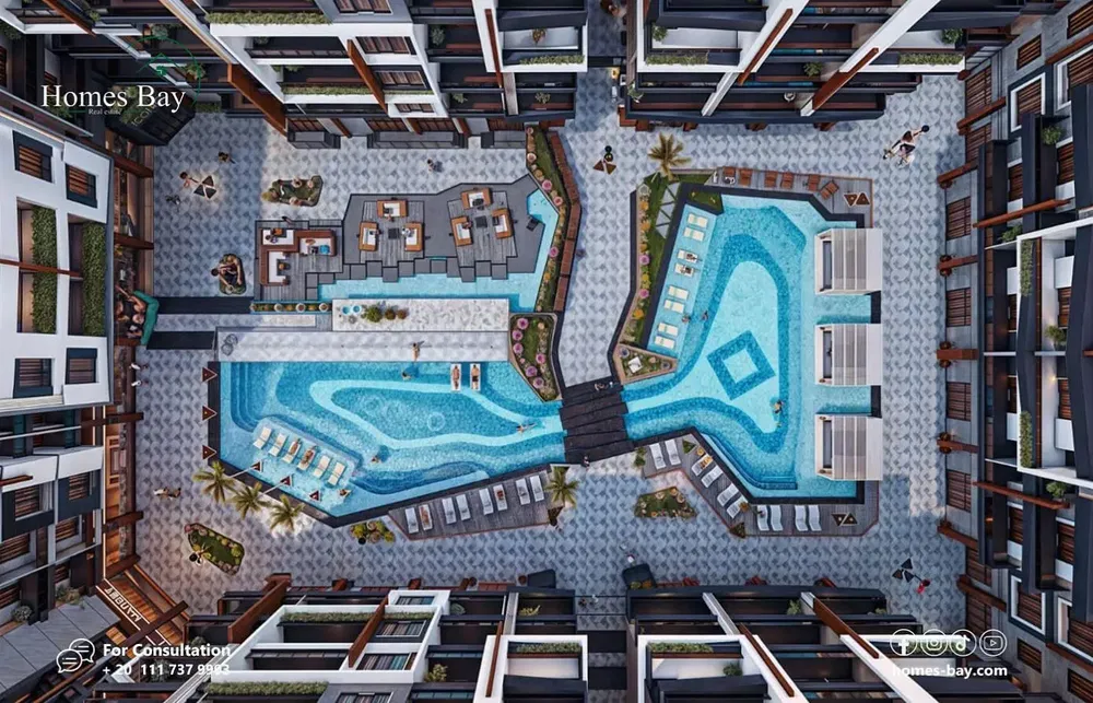 Dům a okolí; výhled