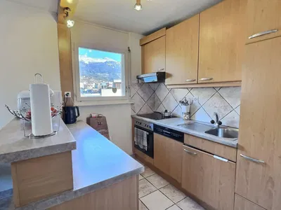 Kitchen; view, kitchen appliances, natural light, modern style
