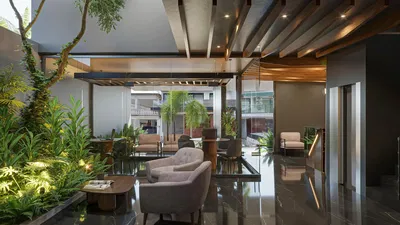 Дневна соба; природно светло, модерни стил, дрвене греде