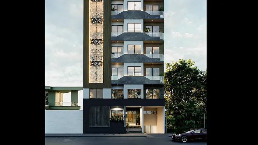 Dům a okolí; výhled, vysoké stropy