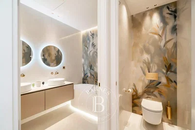 Banyo; tadilatlı, doğal ışık, modern stil