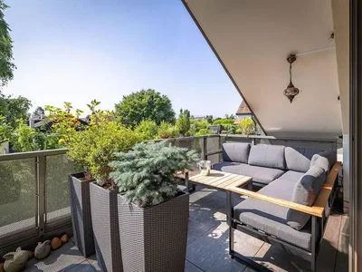 Balkon; blick, tageslicht