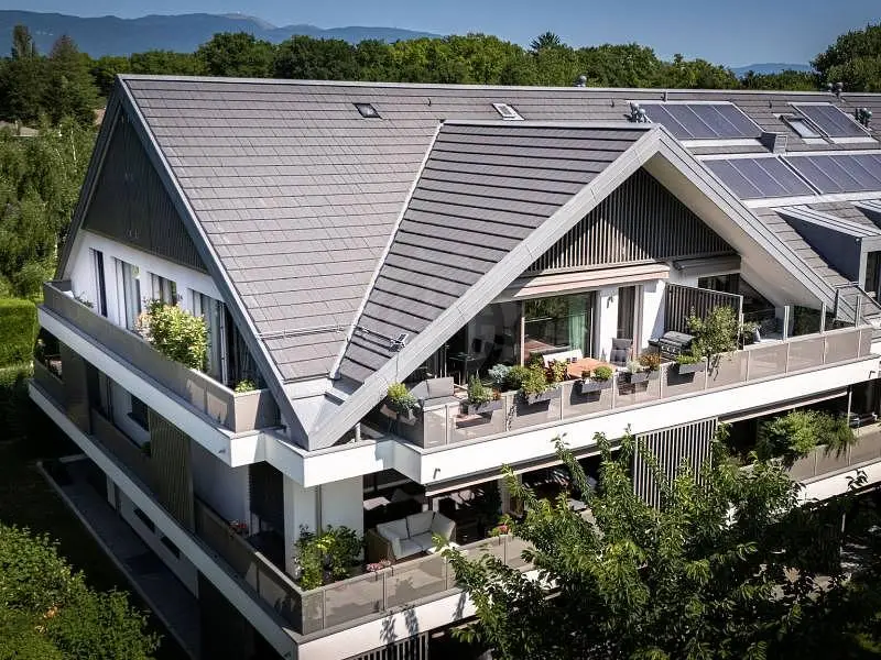 Haus und umgebung; blick