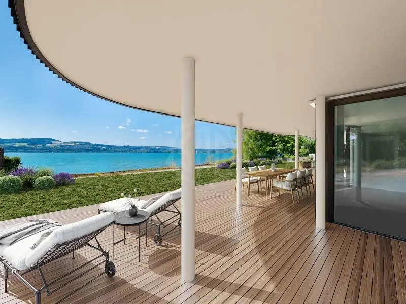 Terrasse; vue, lumière naturelle