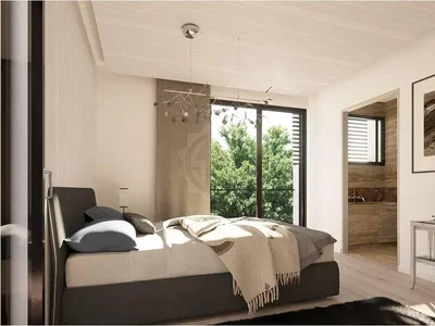 Chambre; lumière naturelle, style moderne