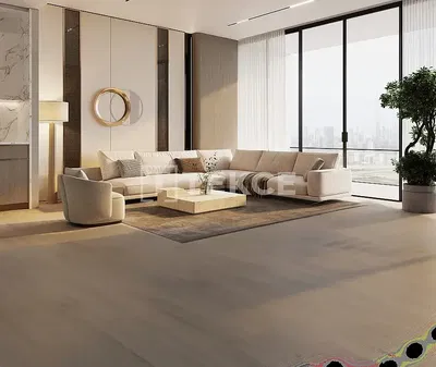 Obývací pokoj; výhled, přirozené světlo, moderní styl