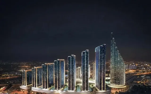 Dům a okolí; výhled