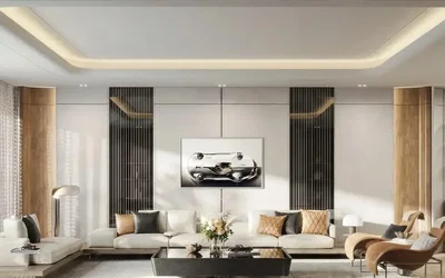 Oturma odası; doğal ışık, modern stil