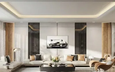 Obývací pokoj; přirozené světlo, moderní styl