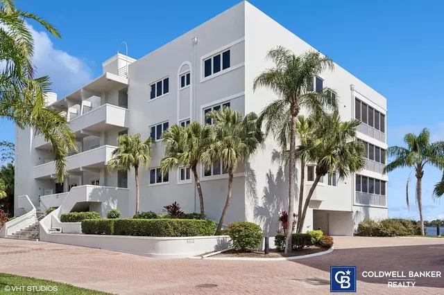 House and surroundings; view