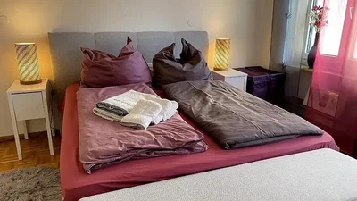 Quarto; luz natural, estilo moderno