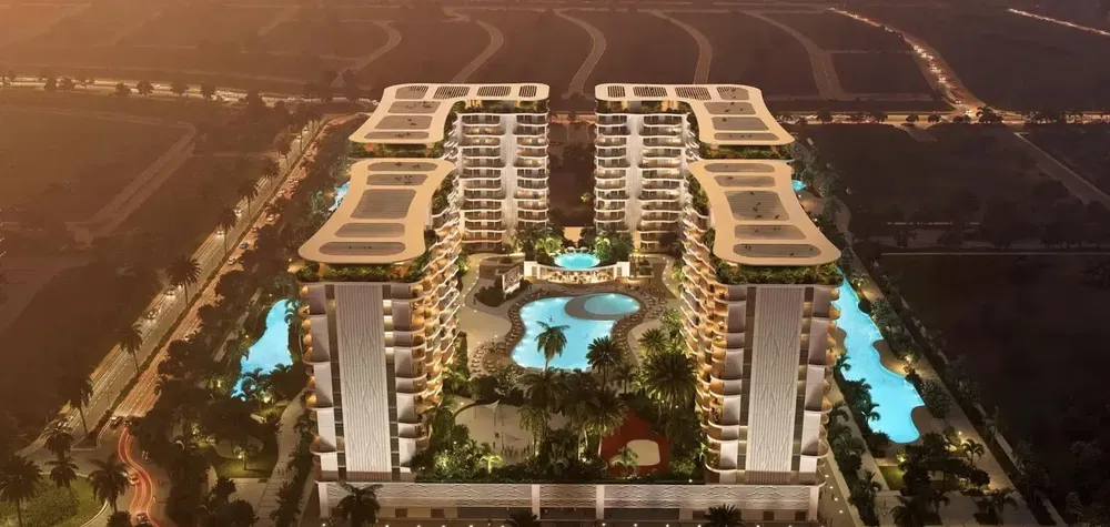 Dům a okolí; výhled