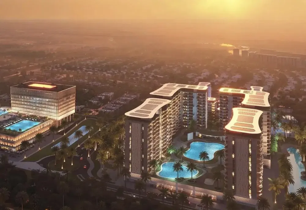 Dům a okolí; výhled